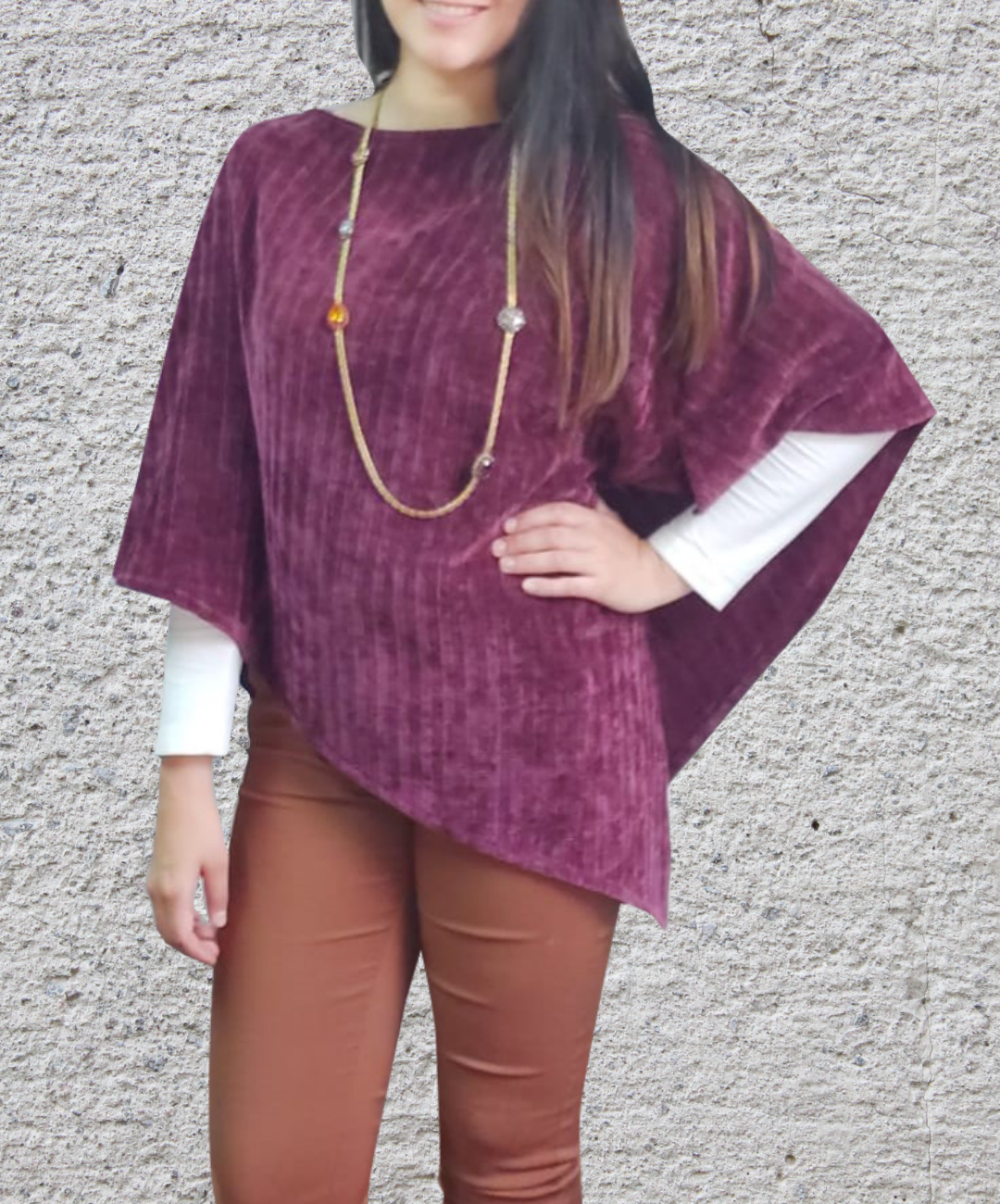Ruana puntas Molas