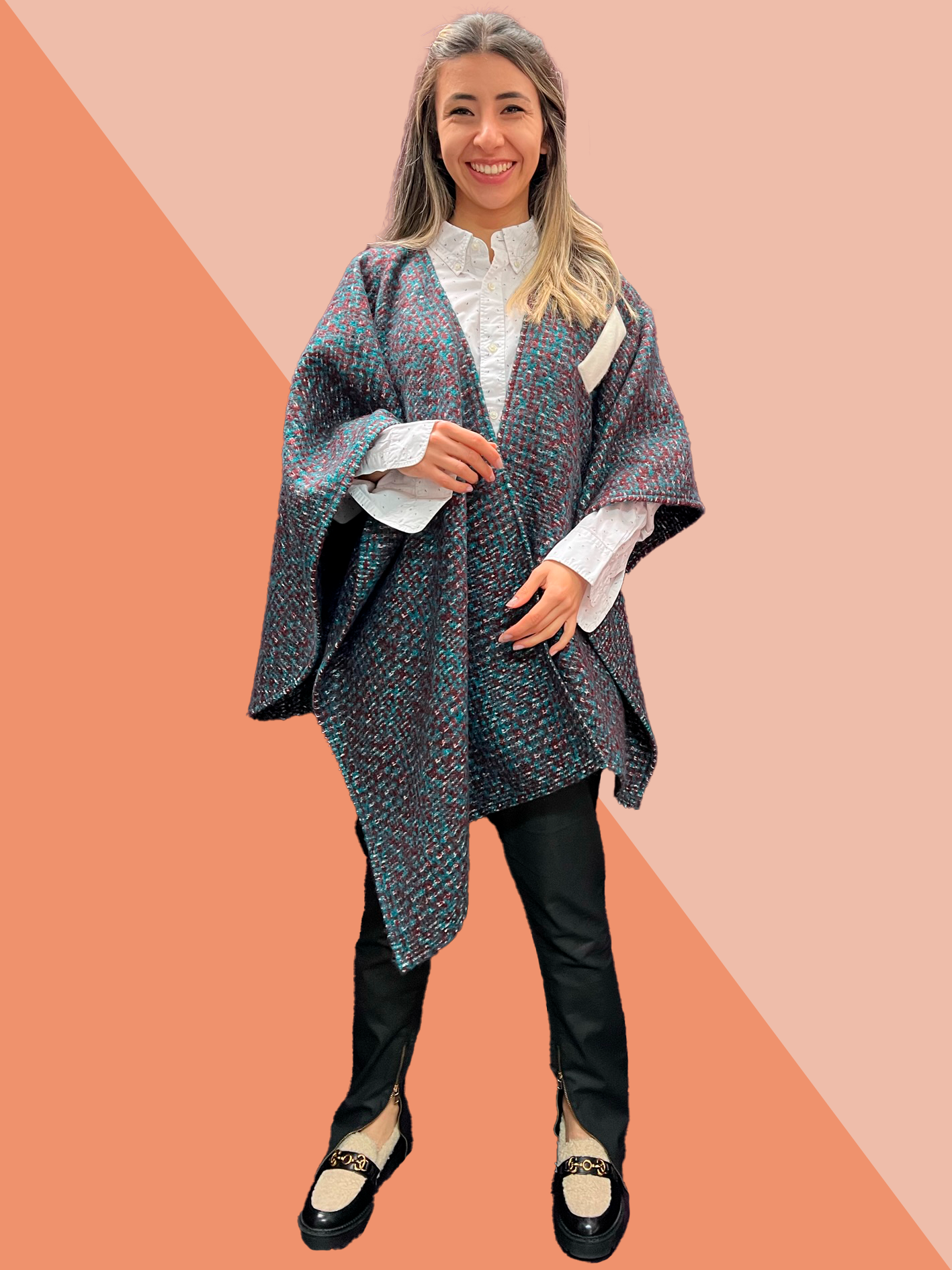 Capa abierta con ojal Olivia