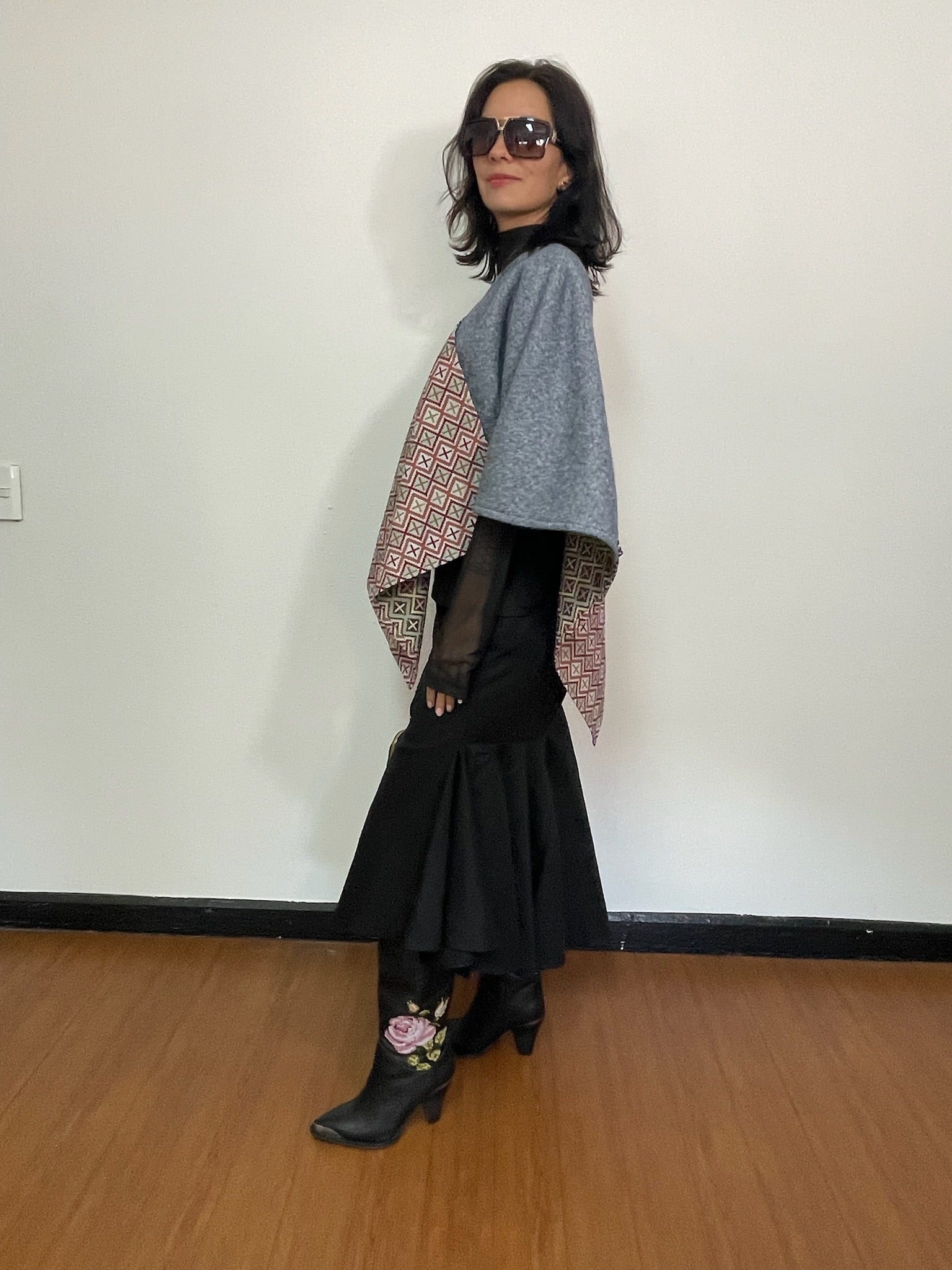 Ruana Corta Cruzada Dalita