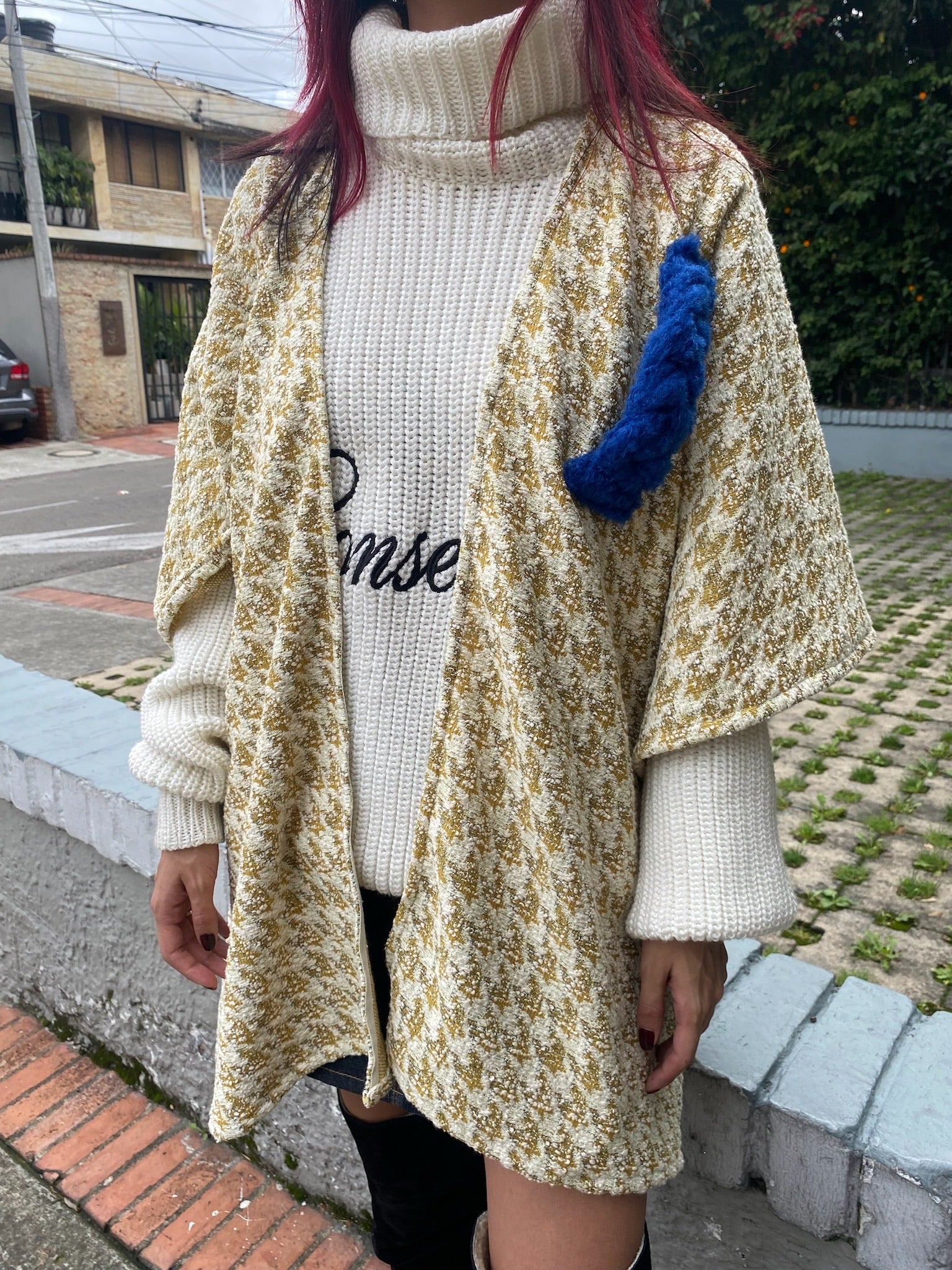 Capa broche trenza Ornella