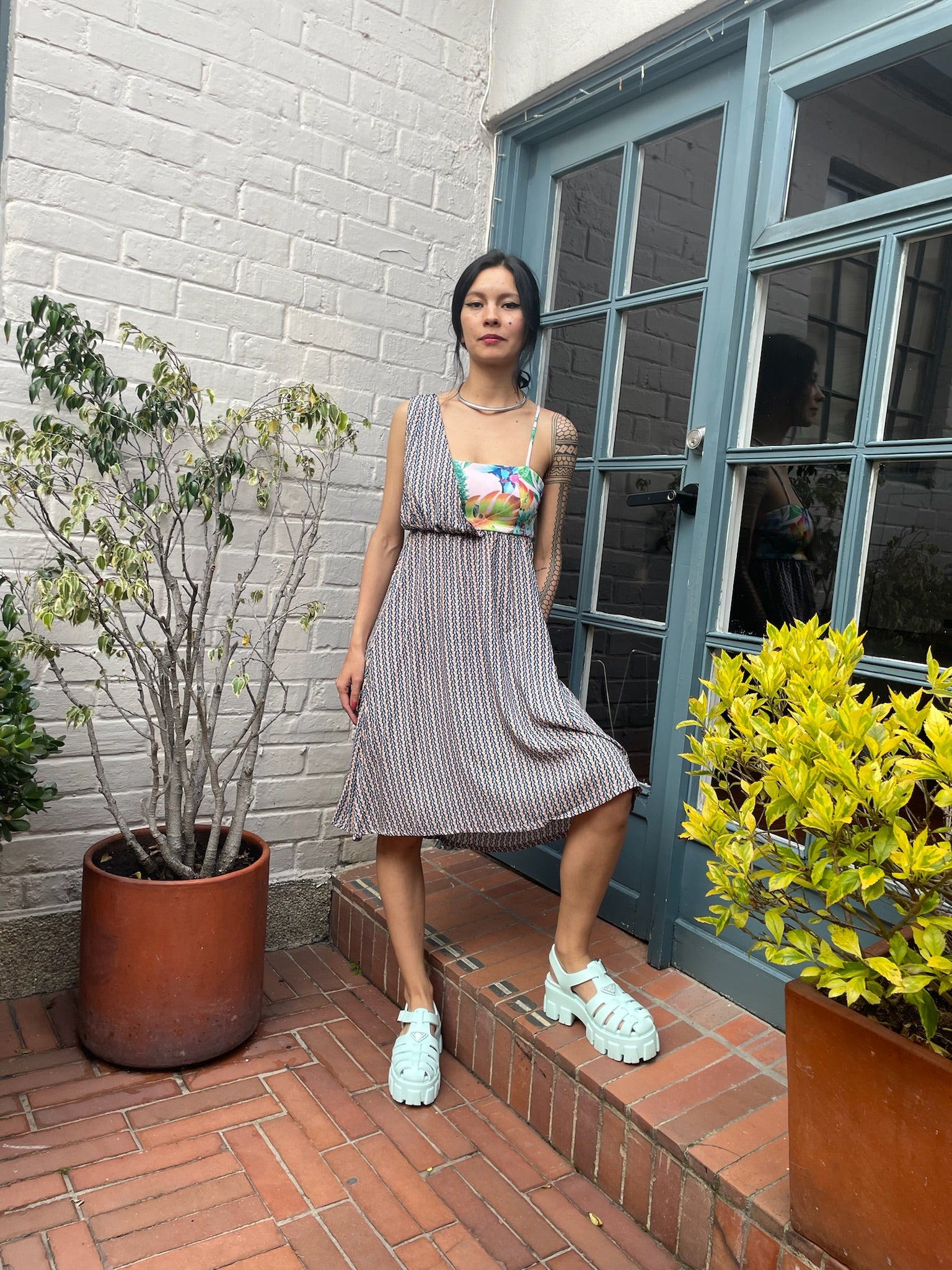 Vestido un hombro Roma