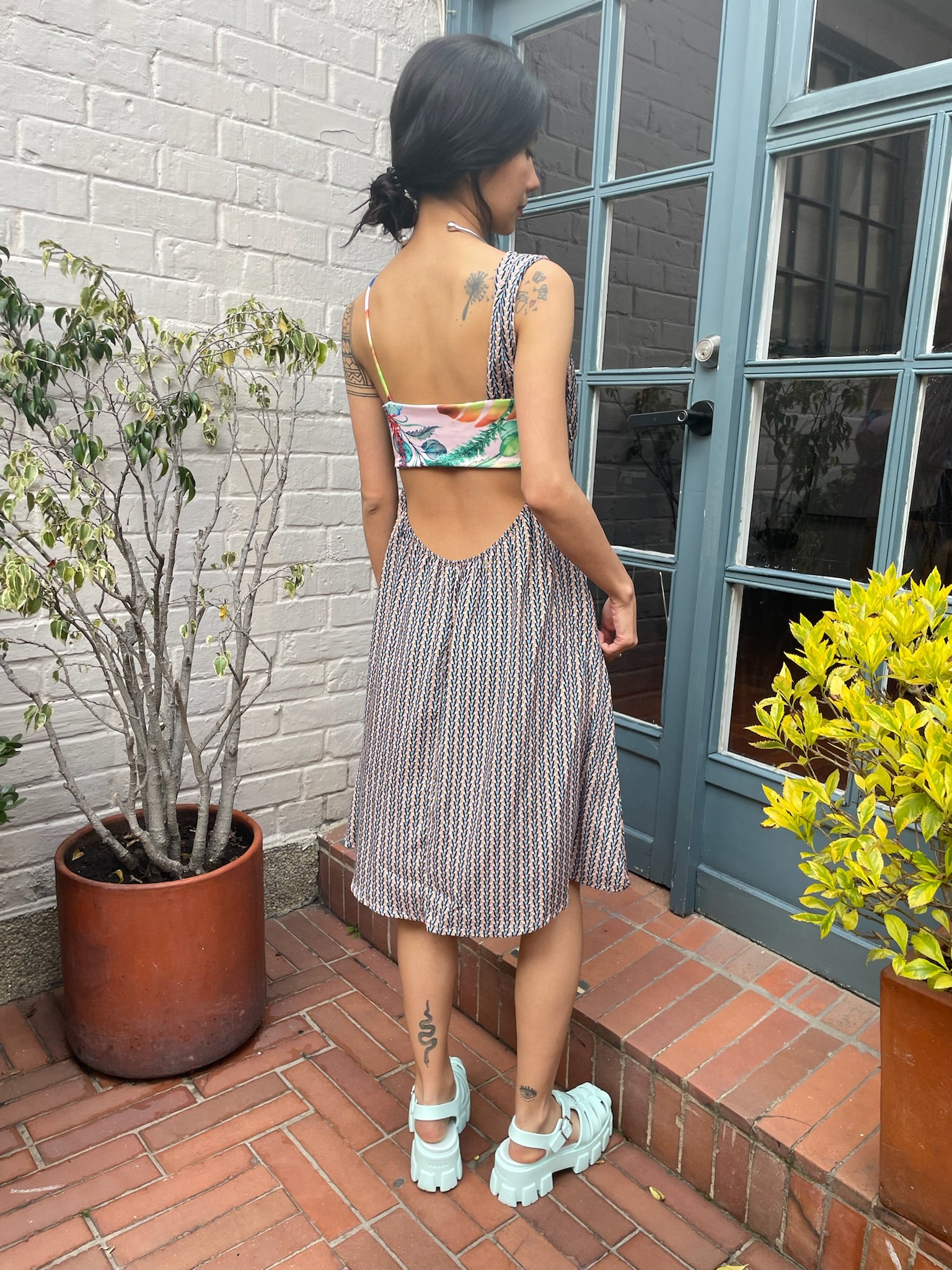 Vestido un hombro Roma