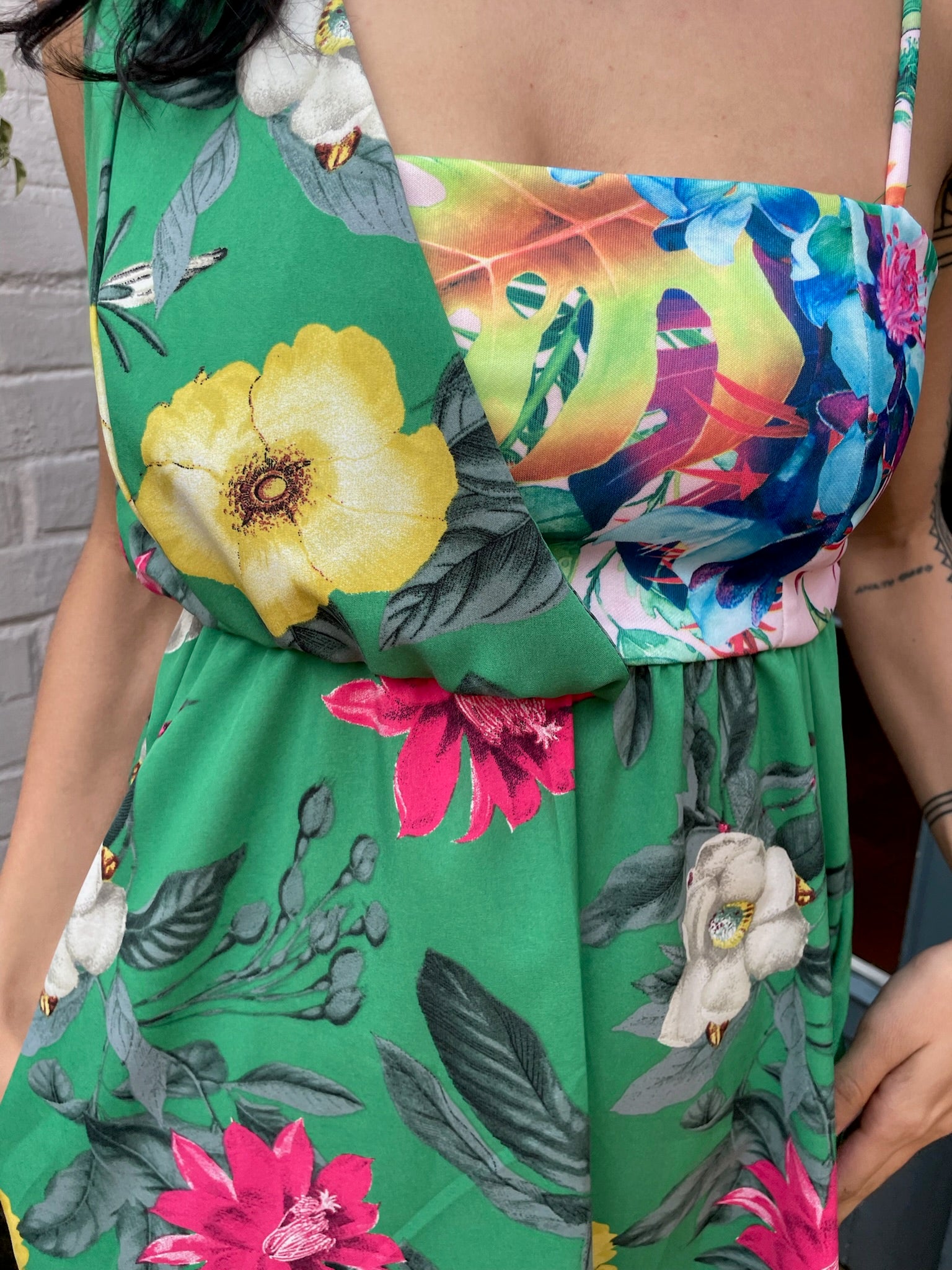 Vestido un hombro Roma