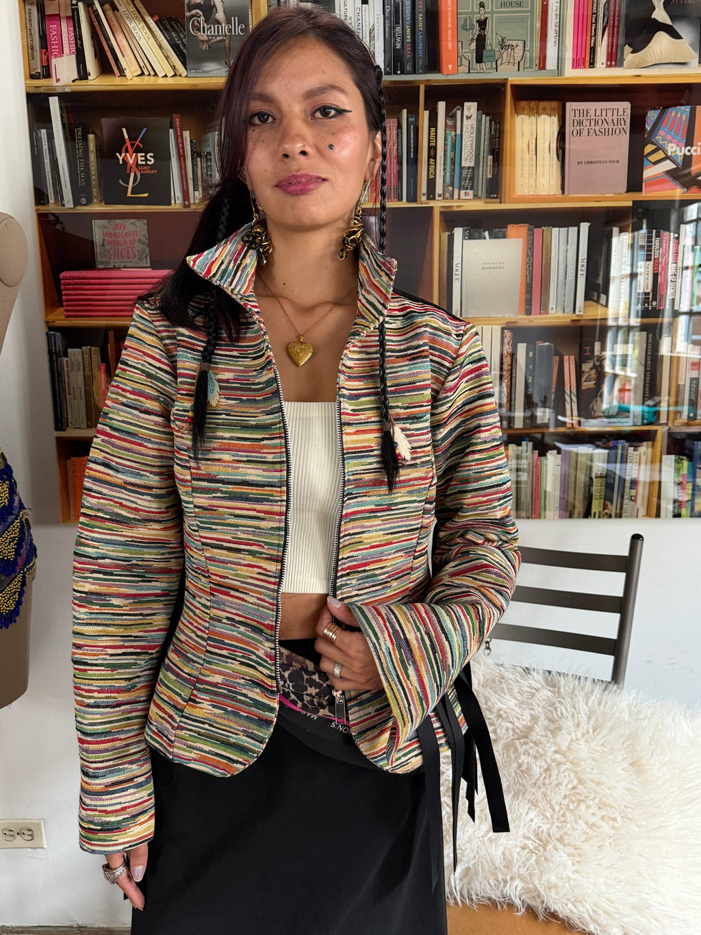 Chaqueta flecos Juana