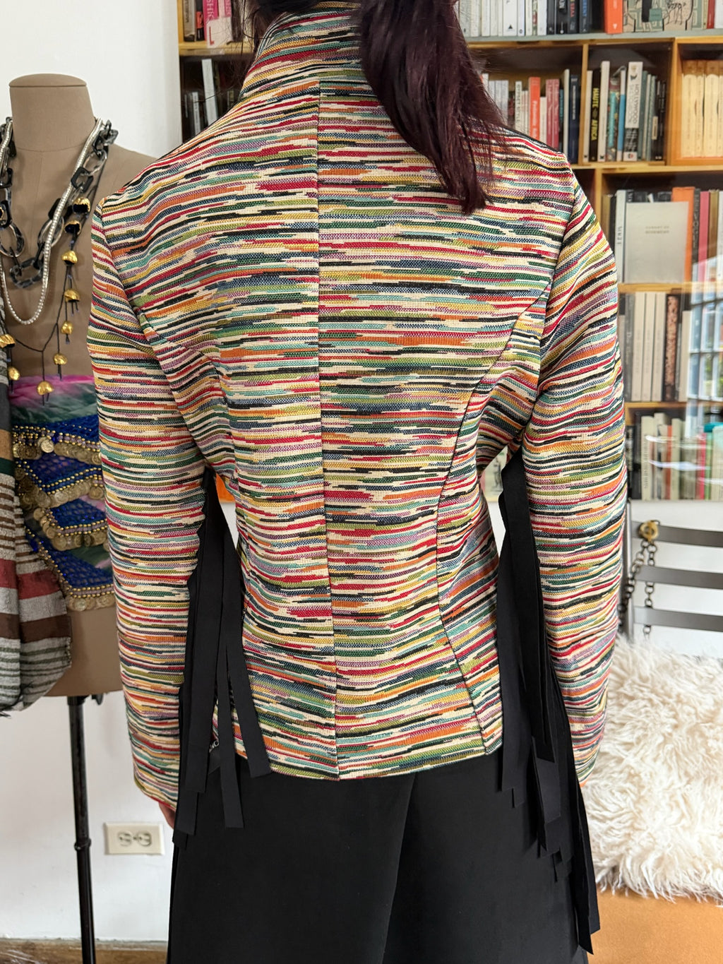 Chaqueta flecos Juana