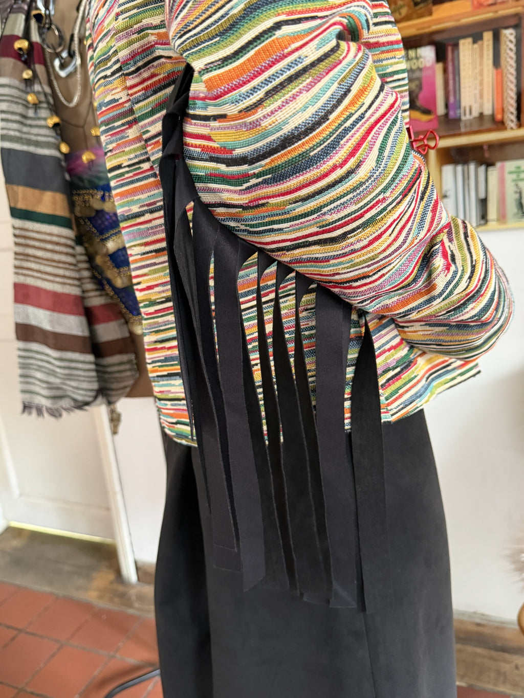 Chaqueta flecos Juana