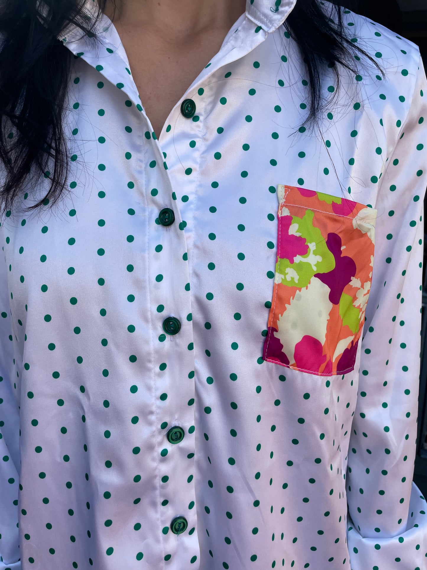 Camisa bolsillo Cora