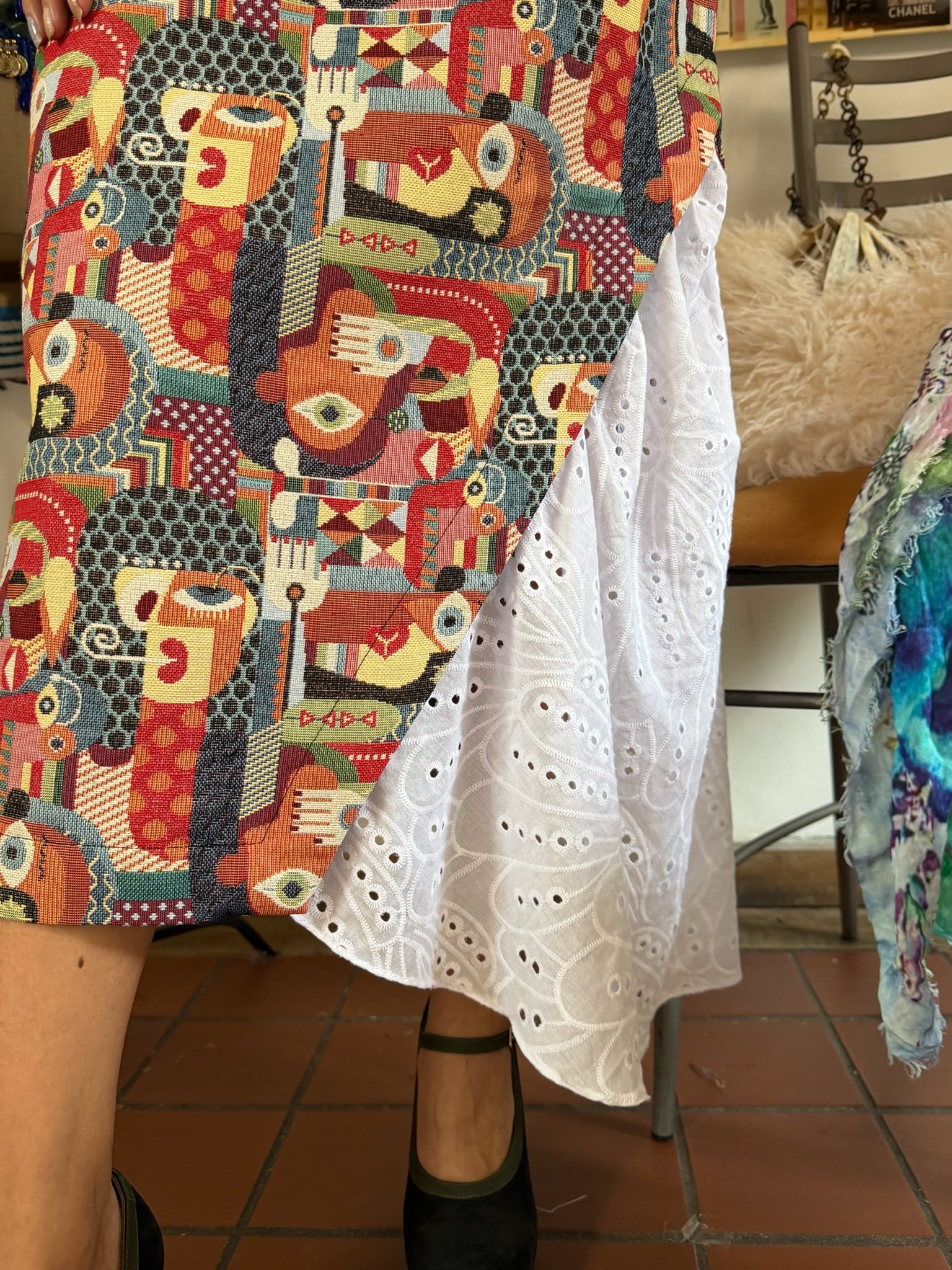 Falda asimetrica Valeria