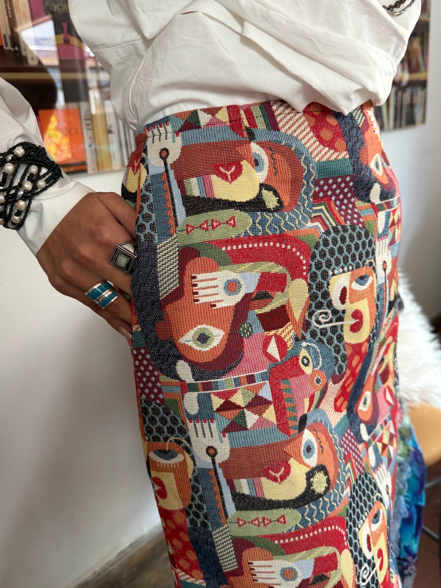 Falda asimetrica Valeria