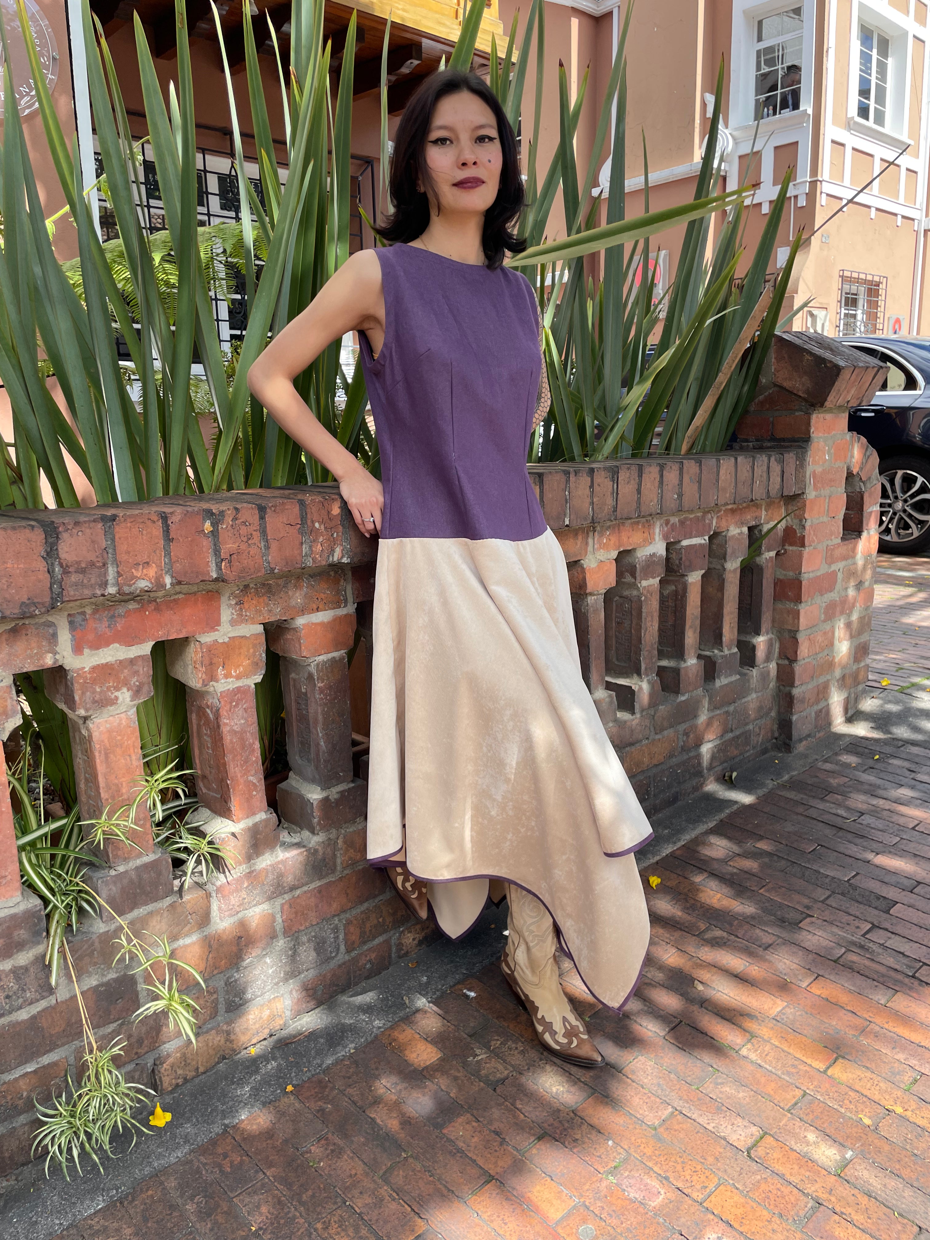 Vestido puntas Emma
