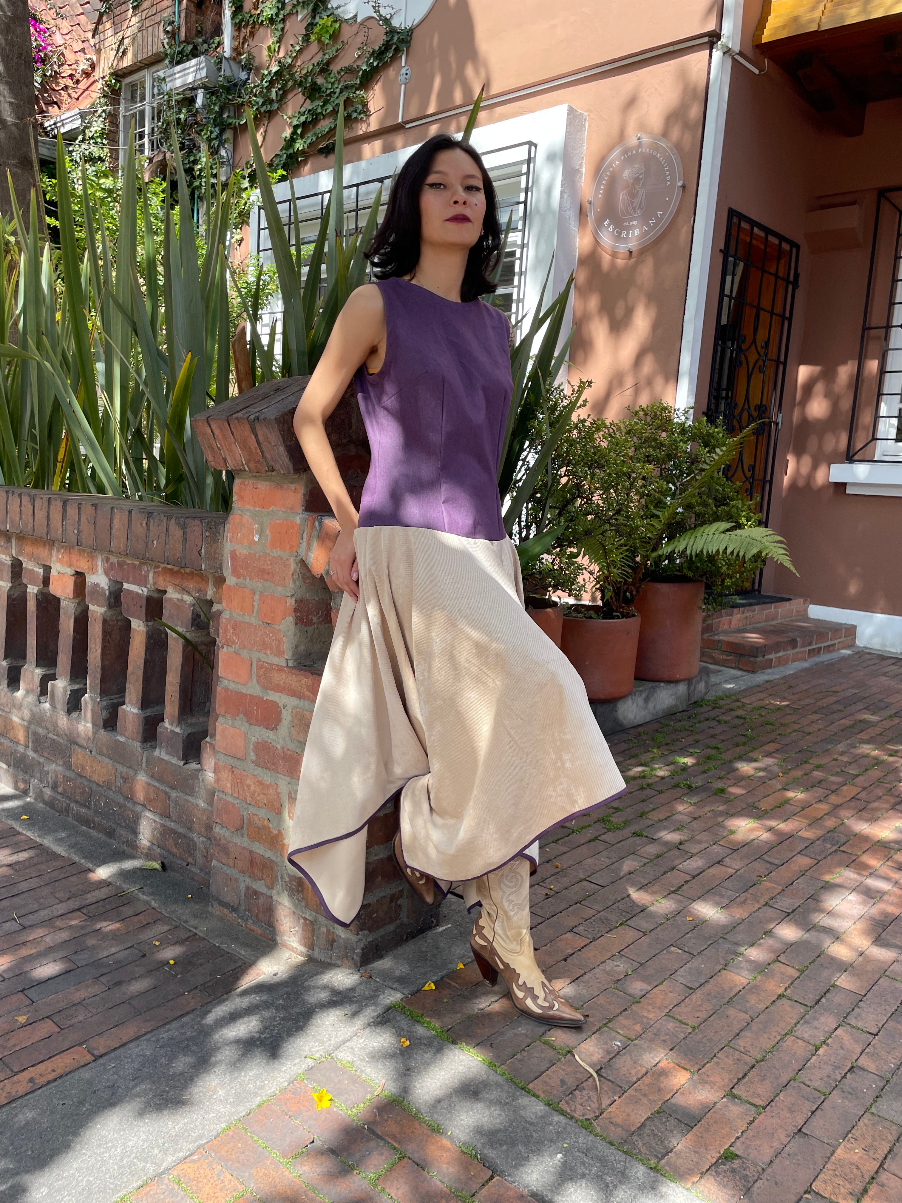 Vestido puntas Emma