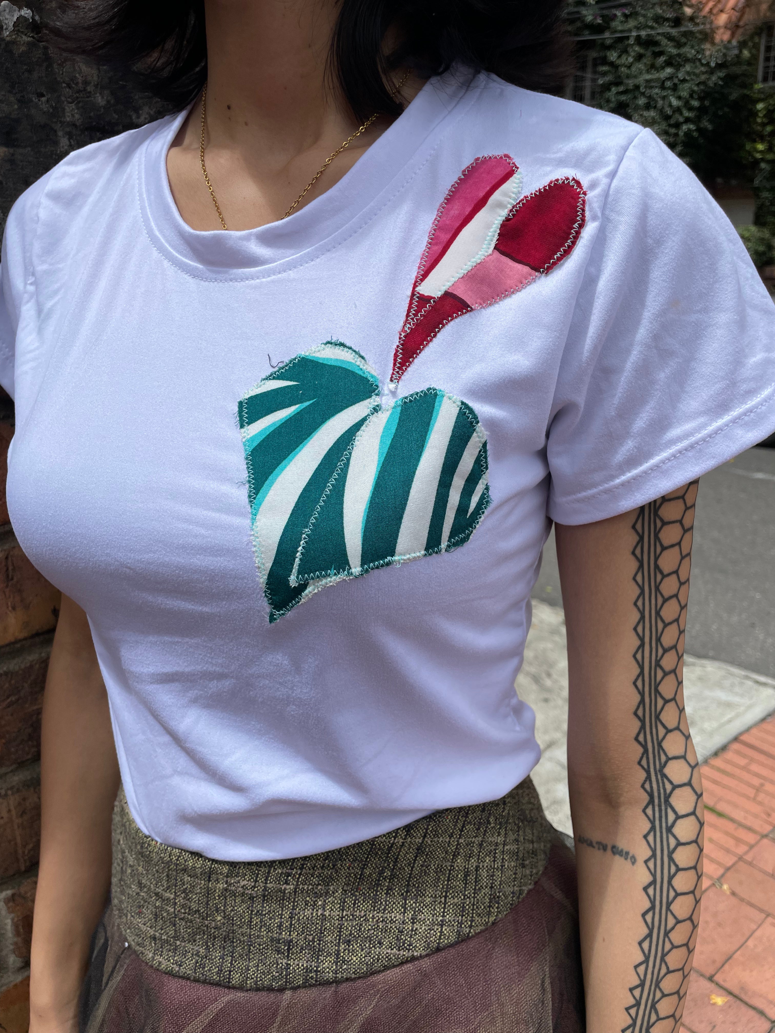 Camiseta patchwork Pálpito