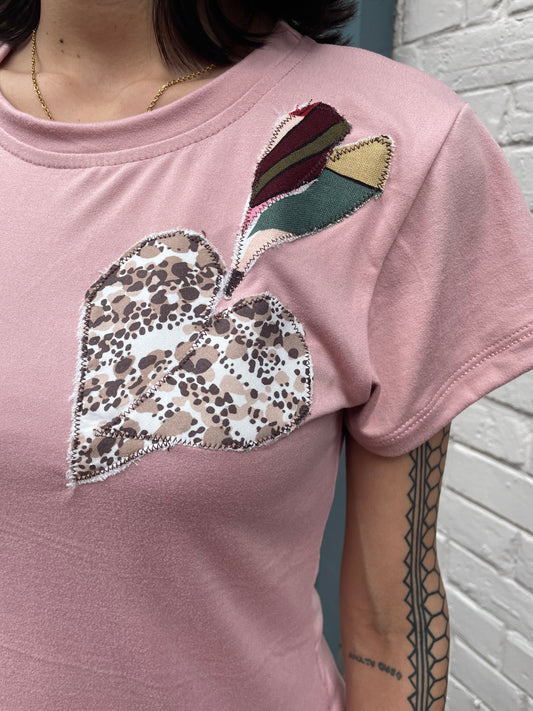 Camiseta patchwork Pálpito
