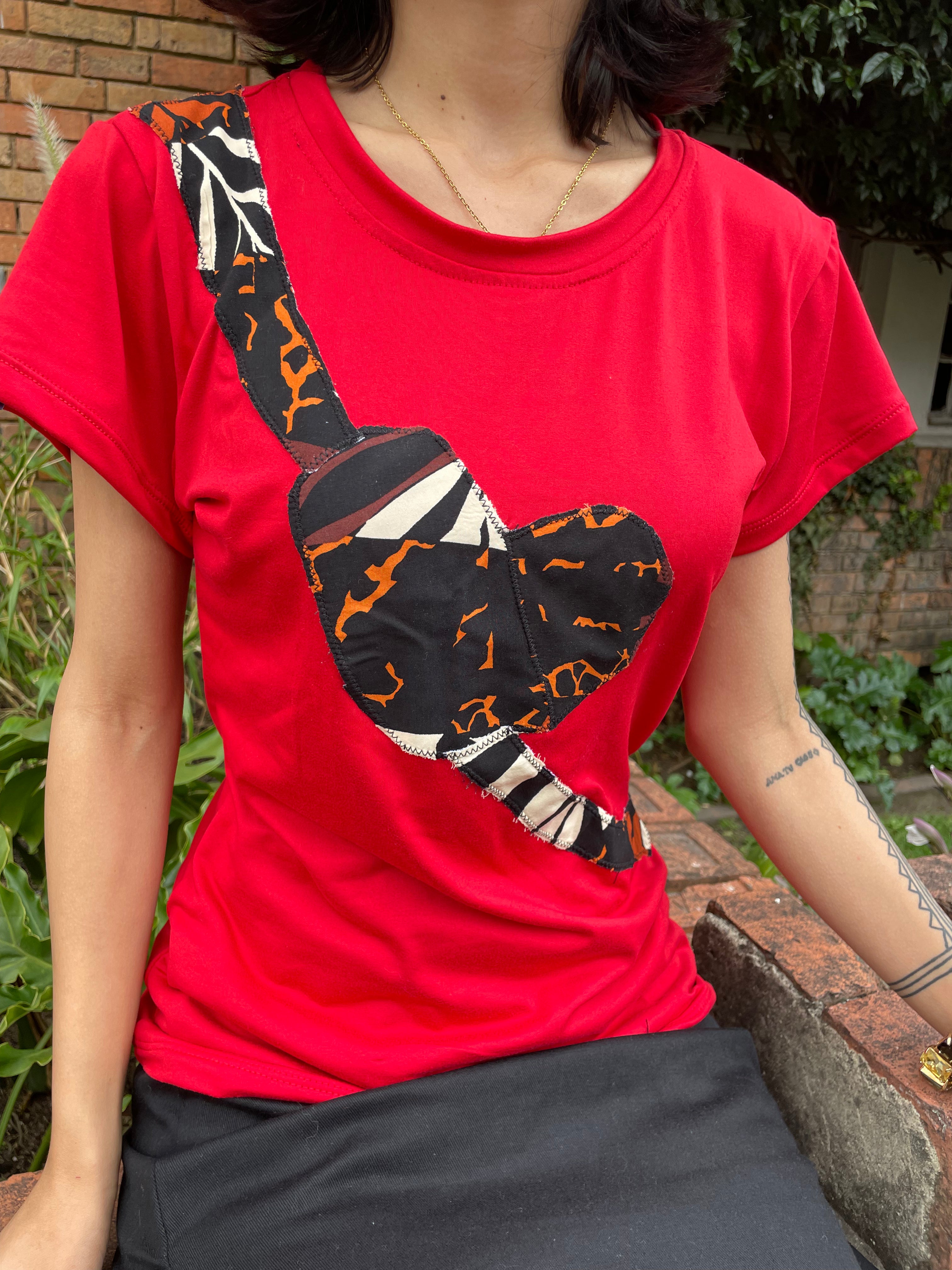 Camiseta patchwork Ufana