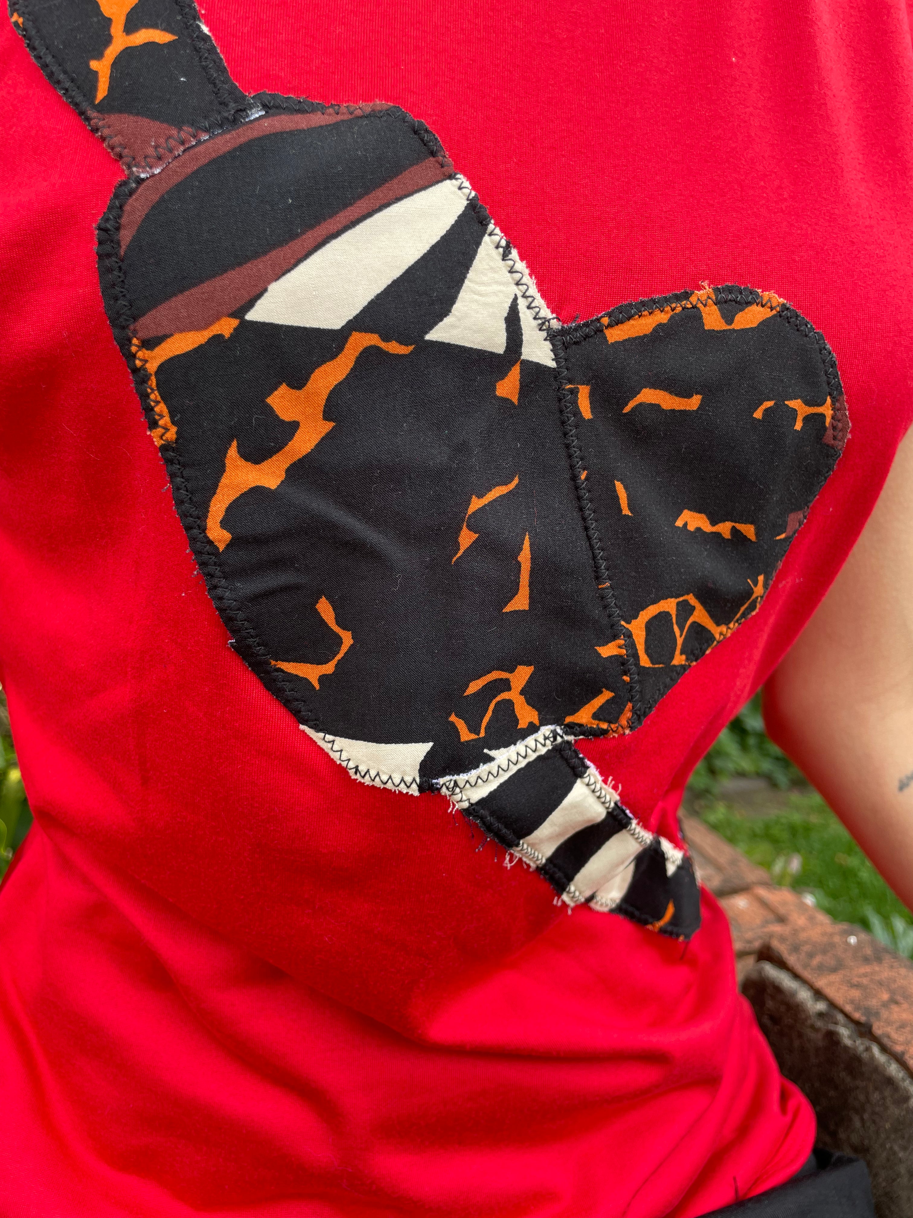 Camiseta patchwork Ufana