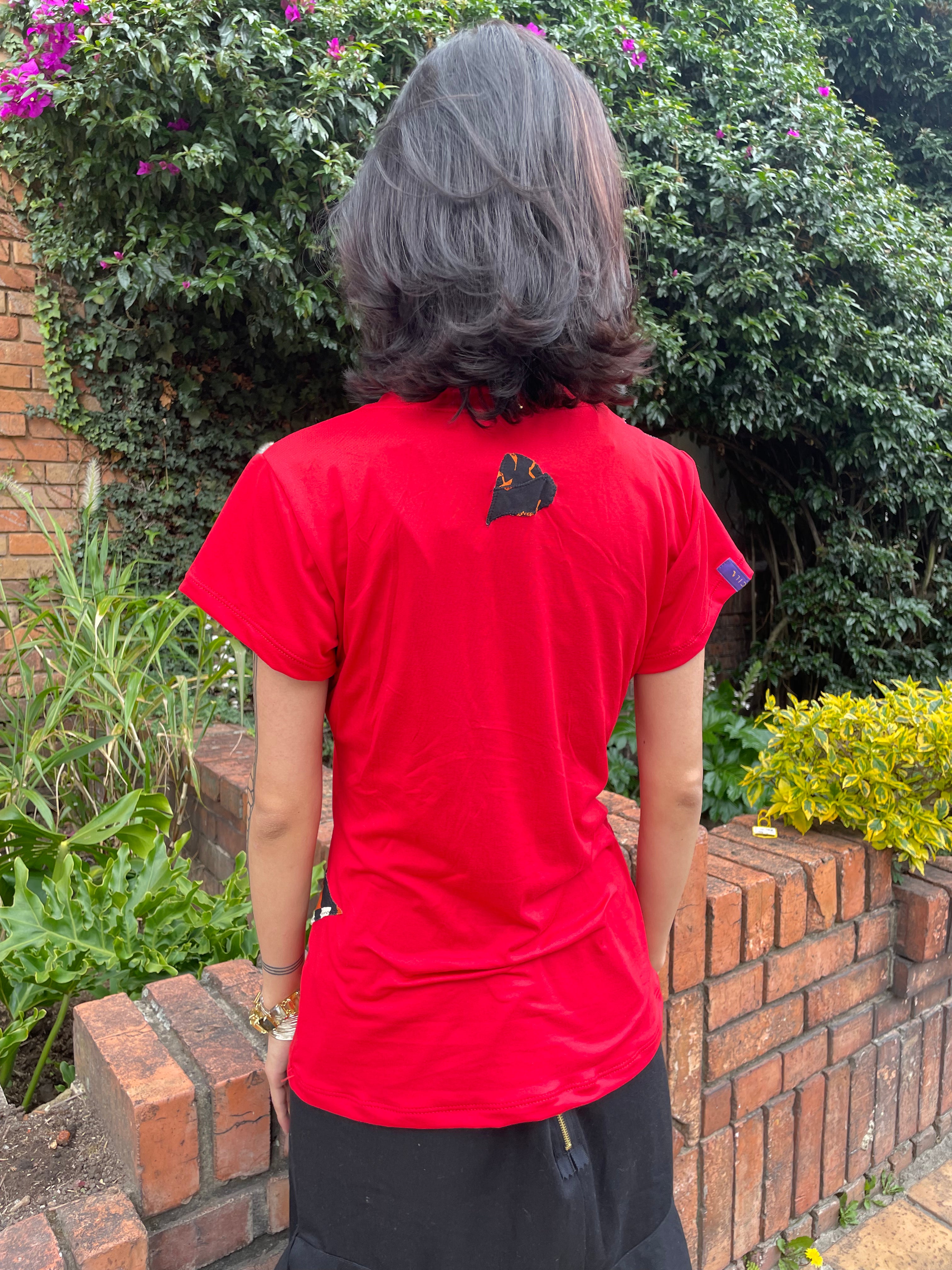 Camiseta patchwork Ufana
