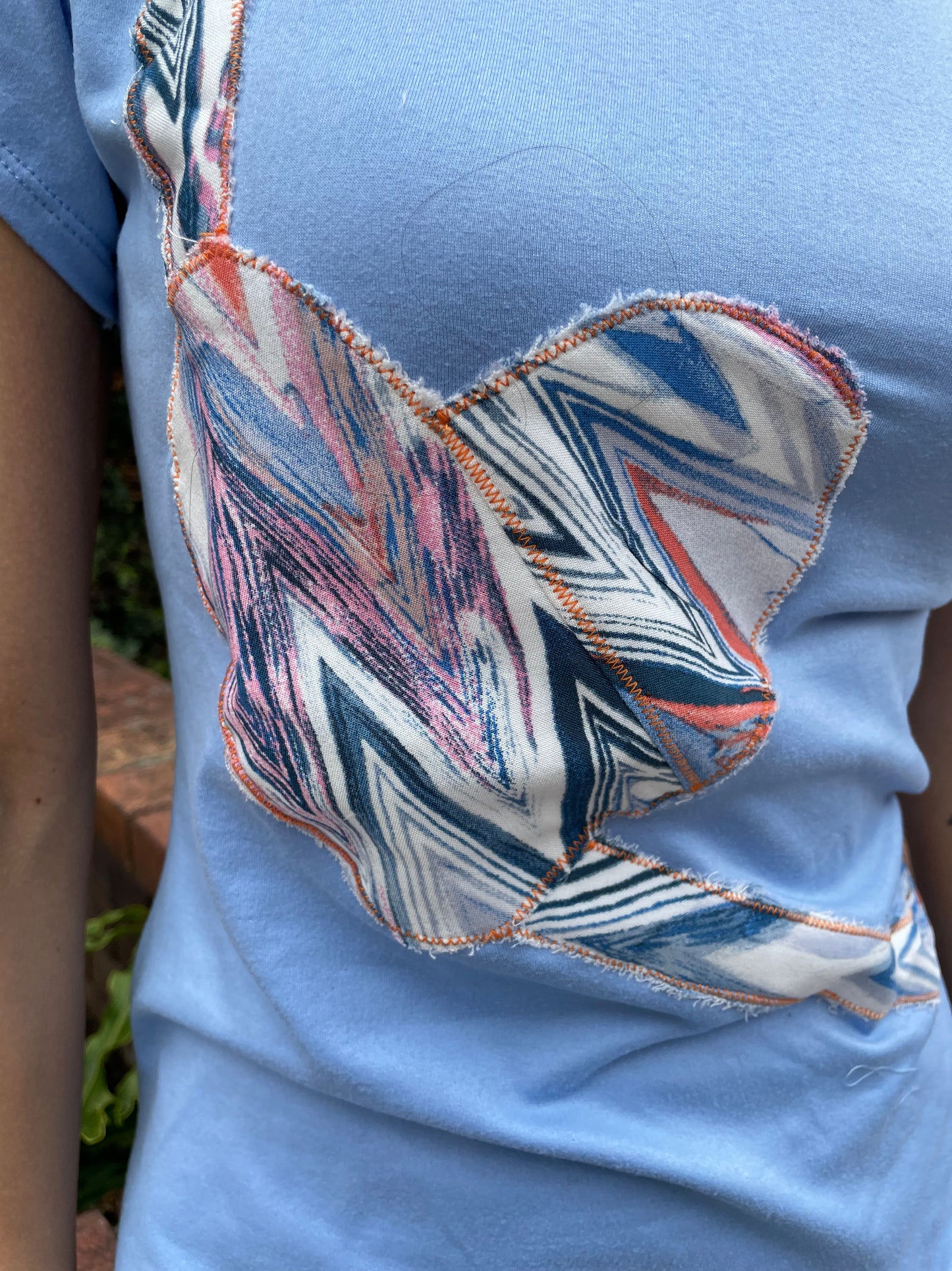 Camiseta patchwork Ufana