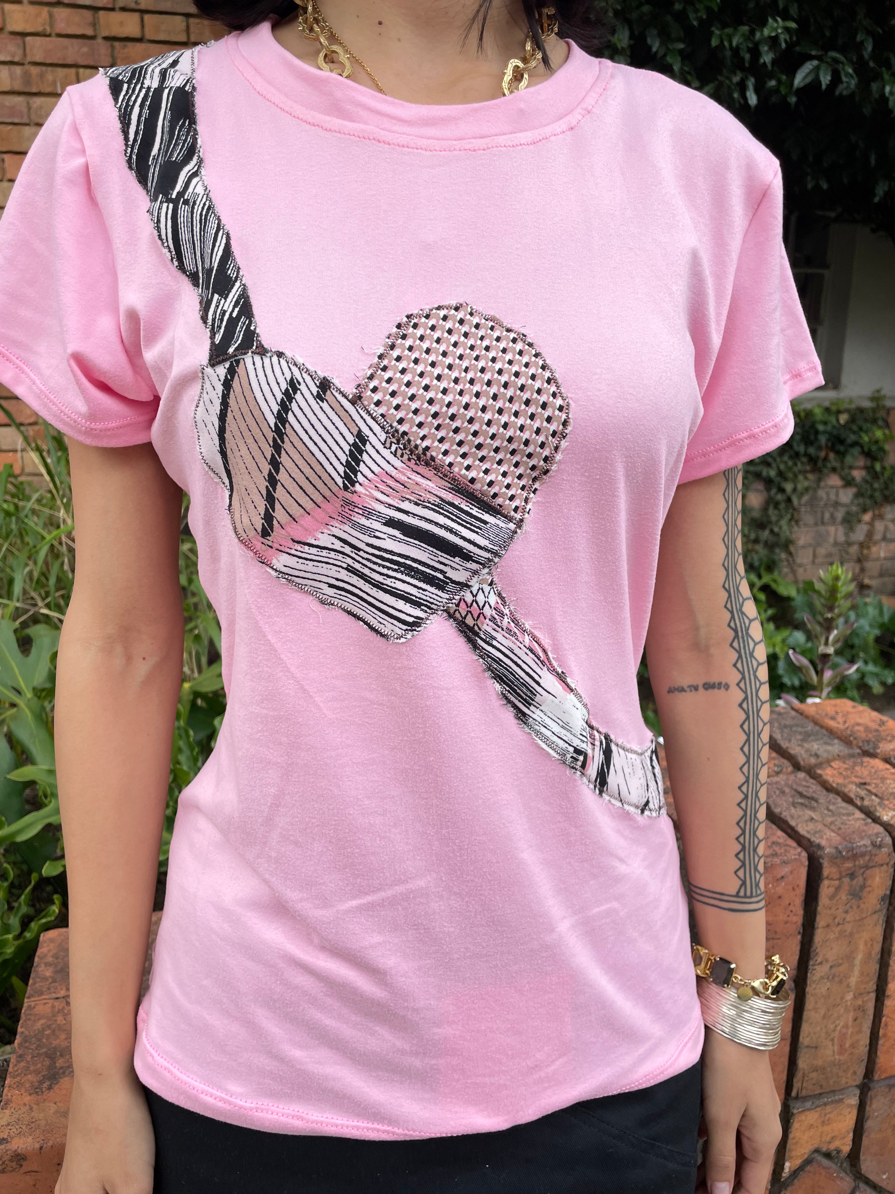 Camiseta patchwork Ufana