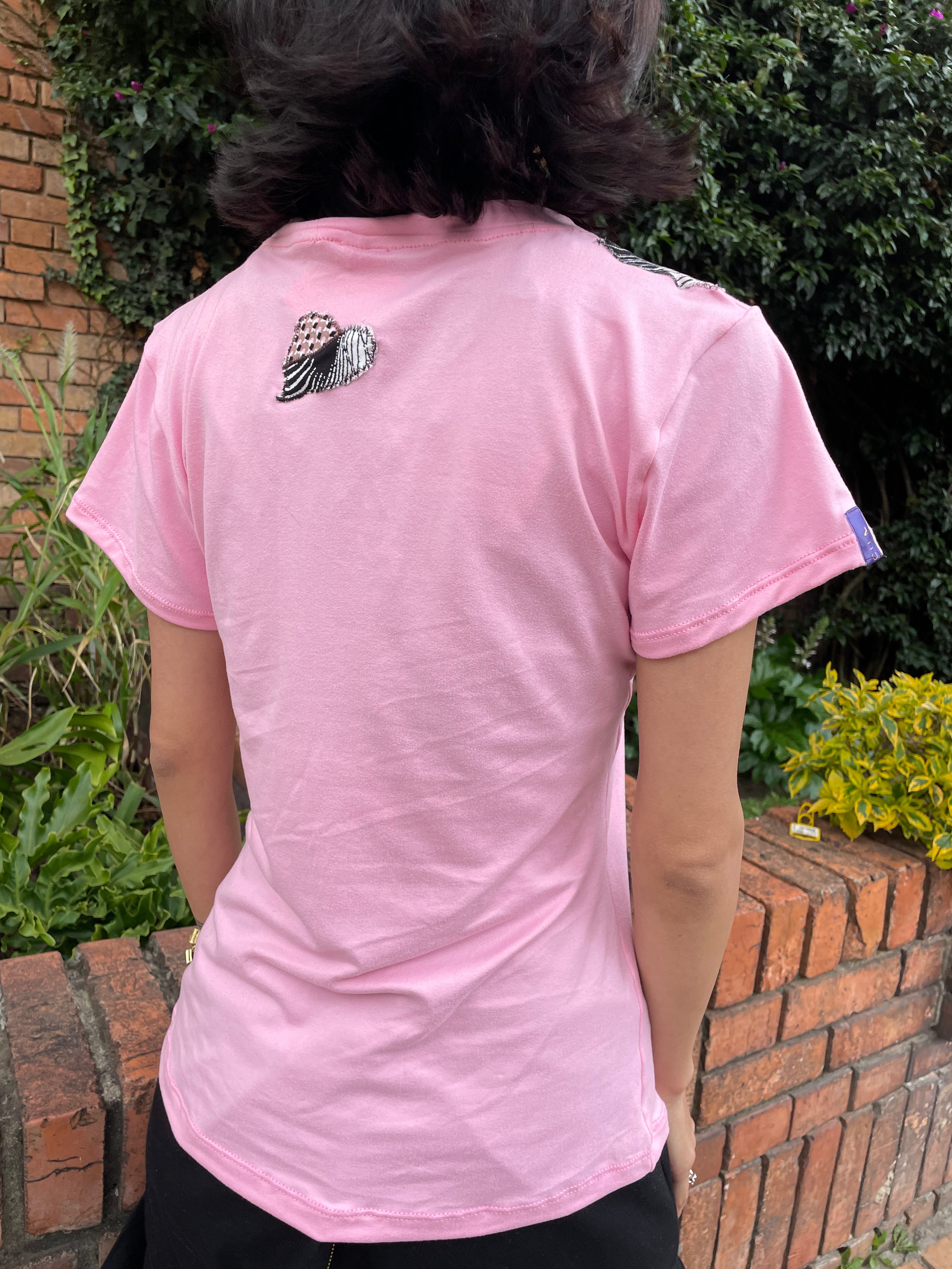 Camiseta patchwork Ufana