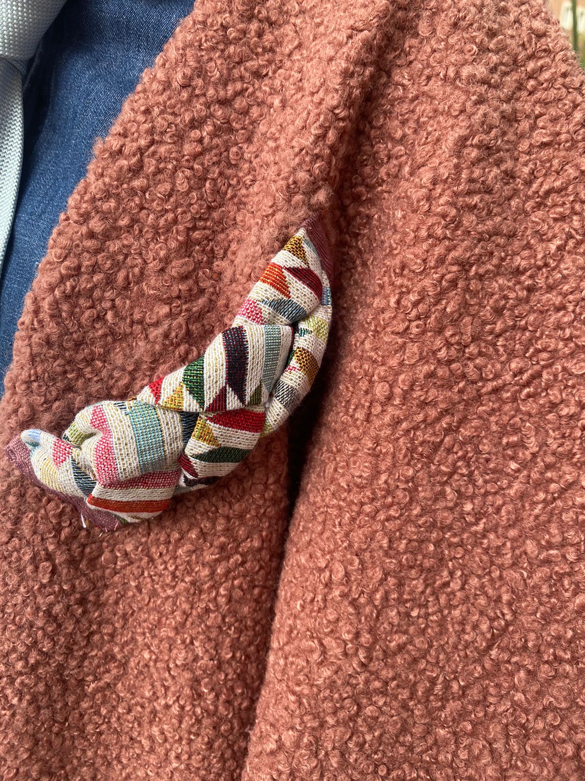 Capa broche trenza Ornella