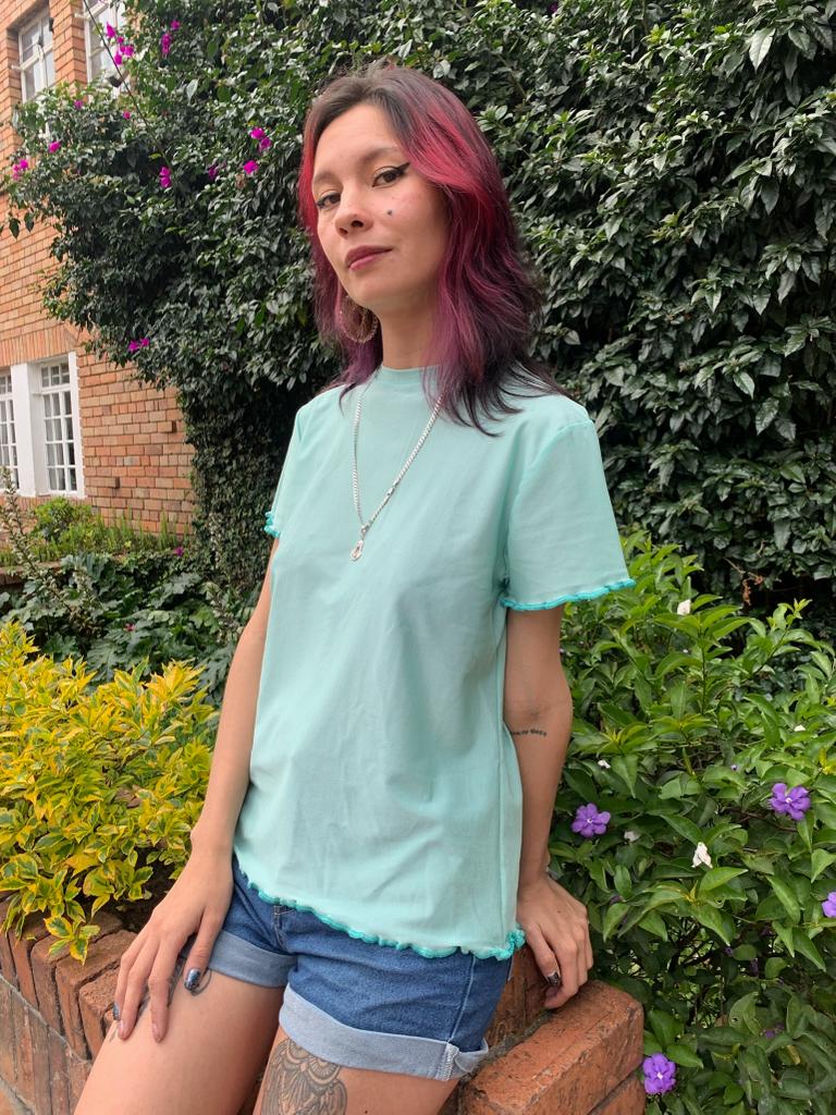 Camiseta Mallita Corta Tisha Menta