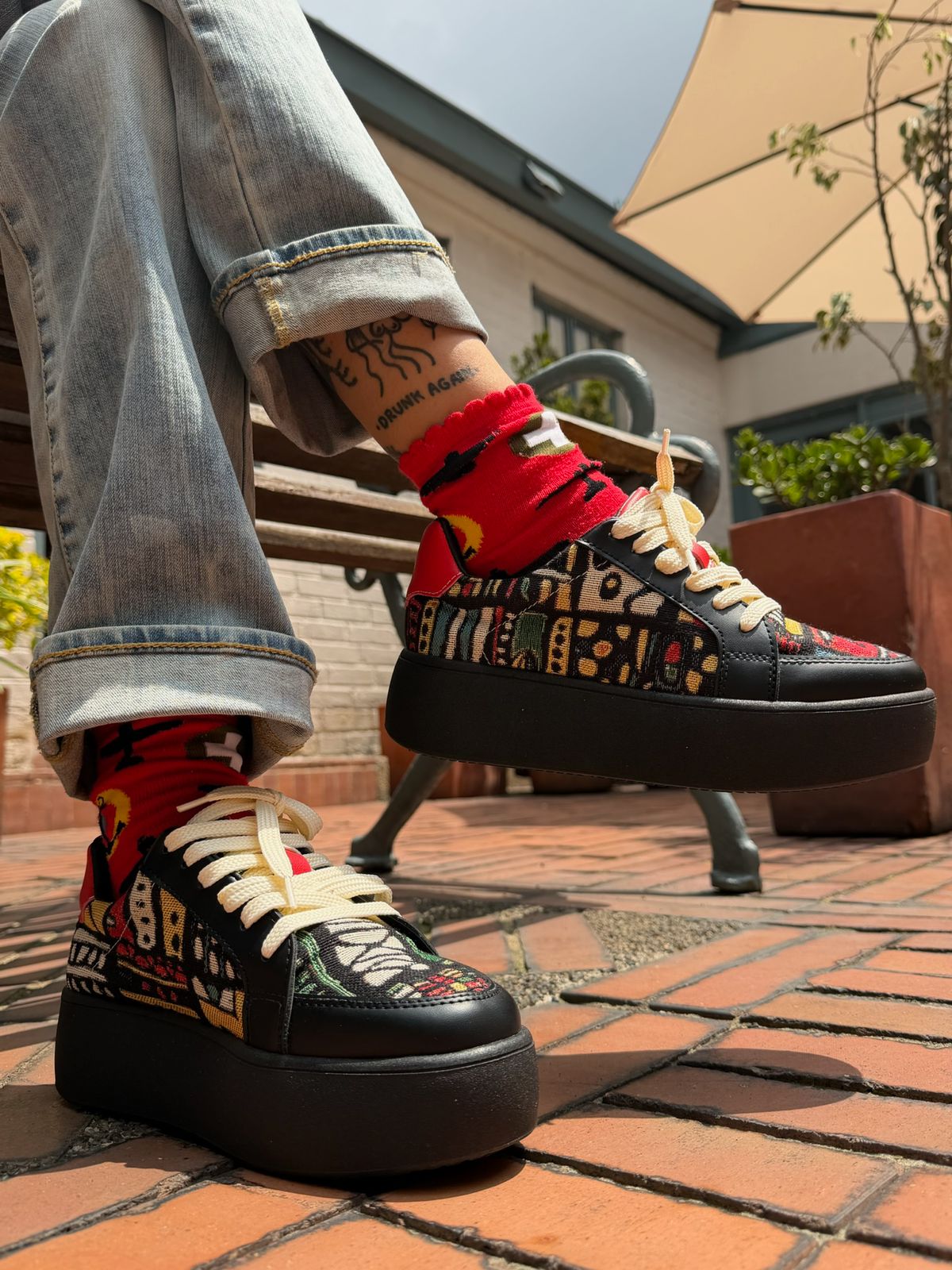 Tenis plataforma Happy