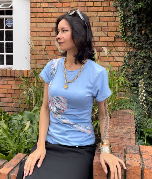 Camiseta patchwork Ufana
