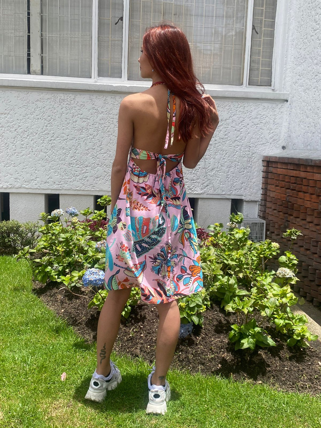 Vestido halter Silvia