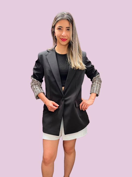 Chaqueta manga telar Amanda