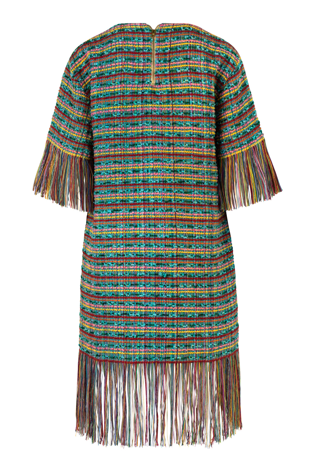 Vestido telar flecos Tota