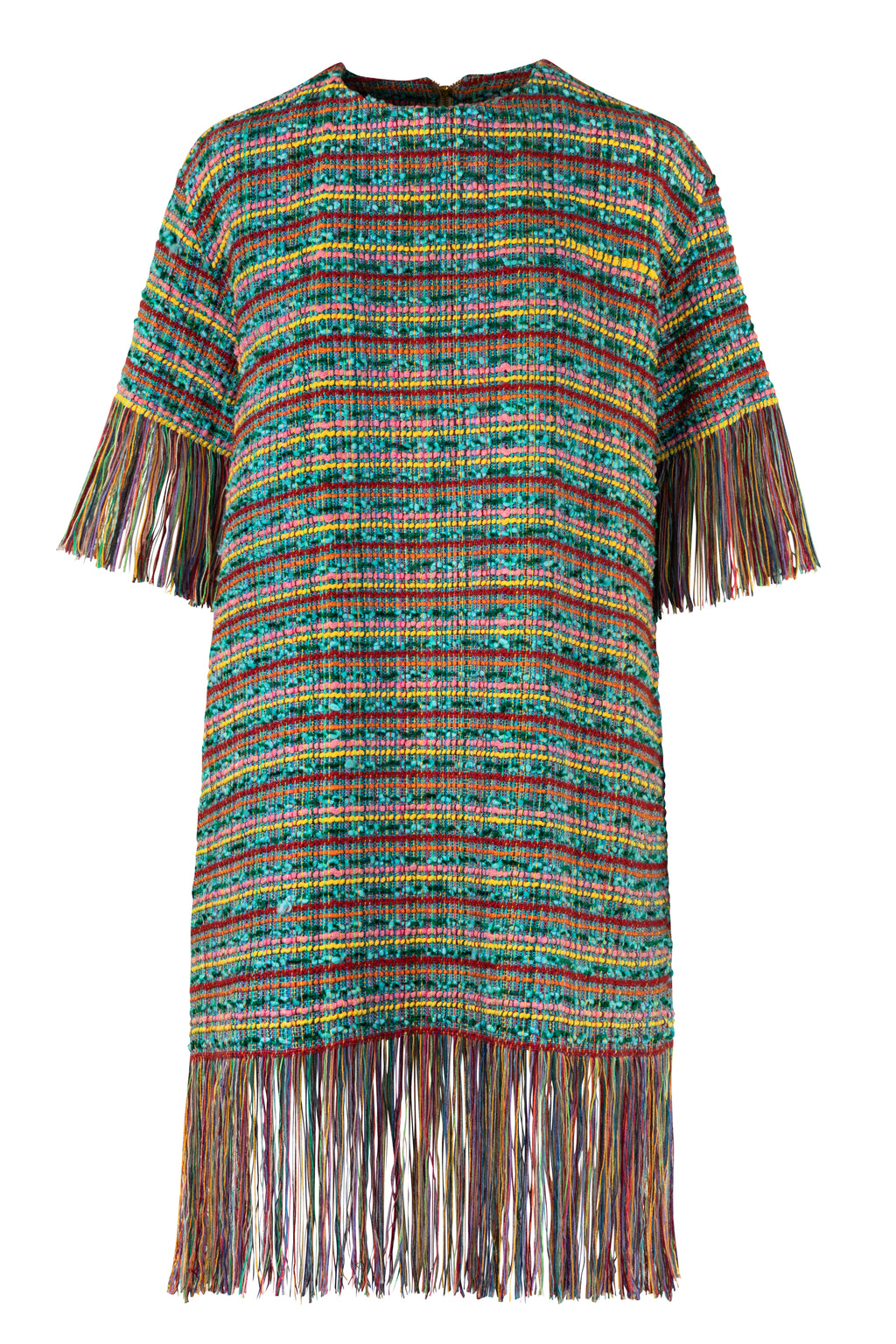 Vestido telar flecos Tota